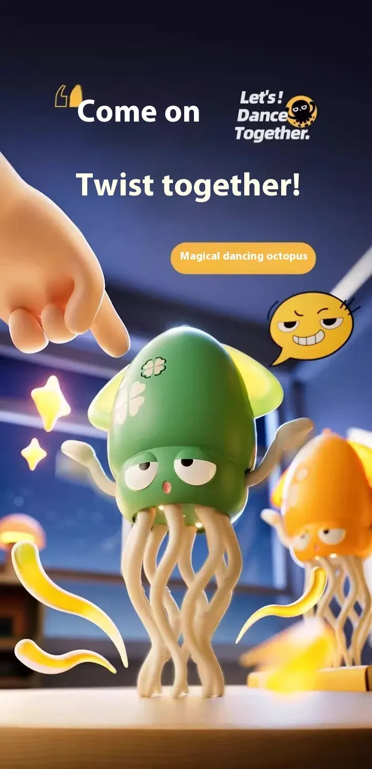 Electric Dancing Octopus Toy