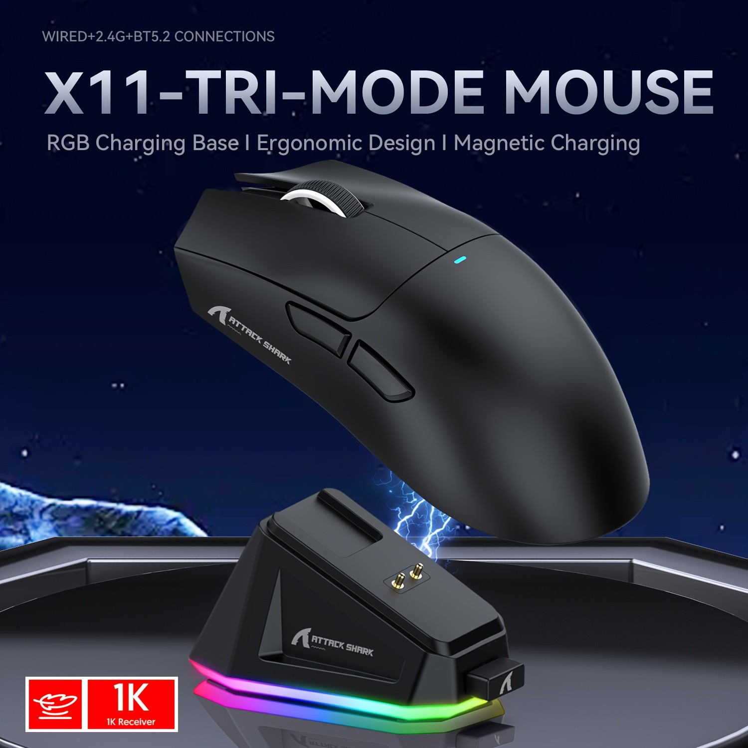 ATTACK SHARK X11 Gaming Mouse