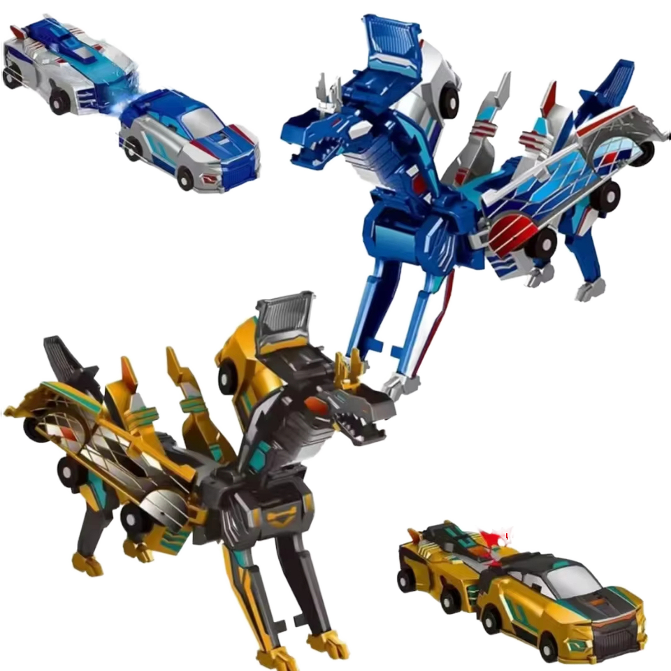 Auto-Smash Collision Transforming Car Toy - 2-in-1 Robot Action Figure