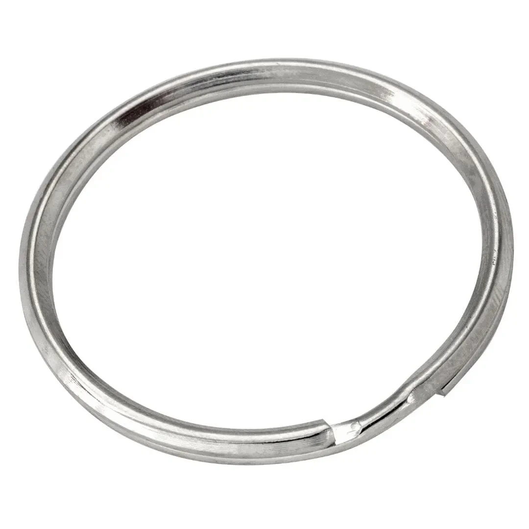 SPLIT KEY RING NICKEL PLATED