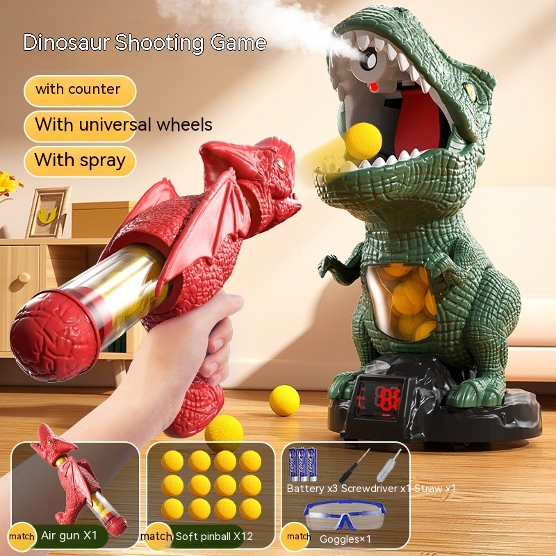 Foam Ball Blaster with Dino Target