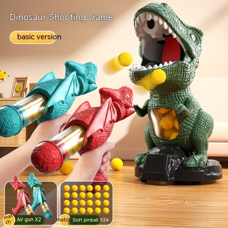 Foam Ball Blaster with Dino Target