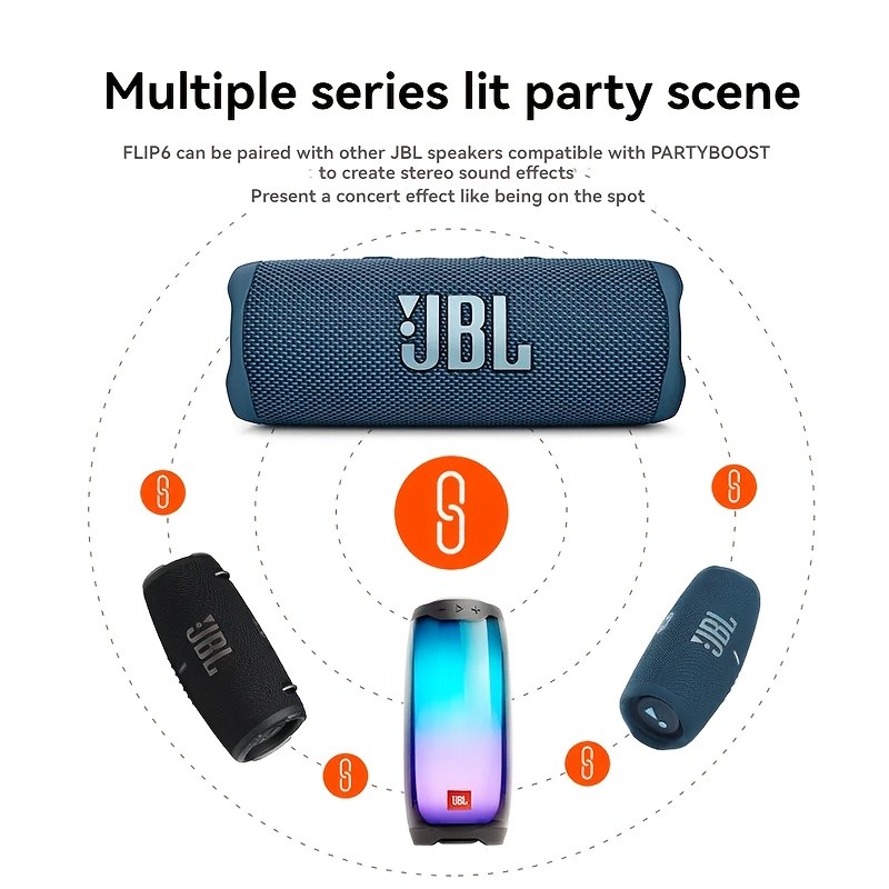 JBL Flip 6 Wireless Speaker Big Sound Meets Portable Style