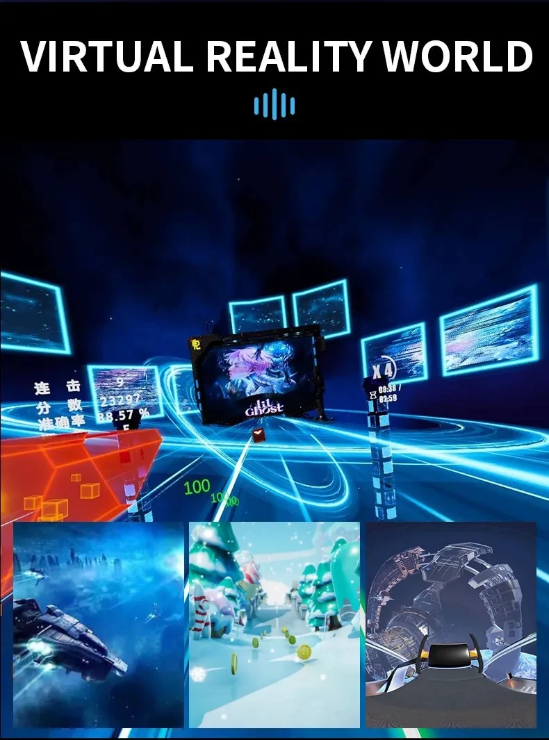 VR Glasses 3d Movie Integrated Game Machine Immersive Virtual