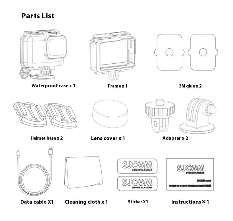 HD Dual Screen Riding Diving Driving Recorder