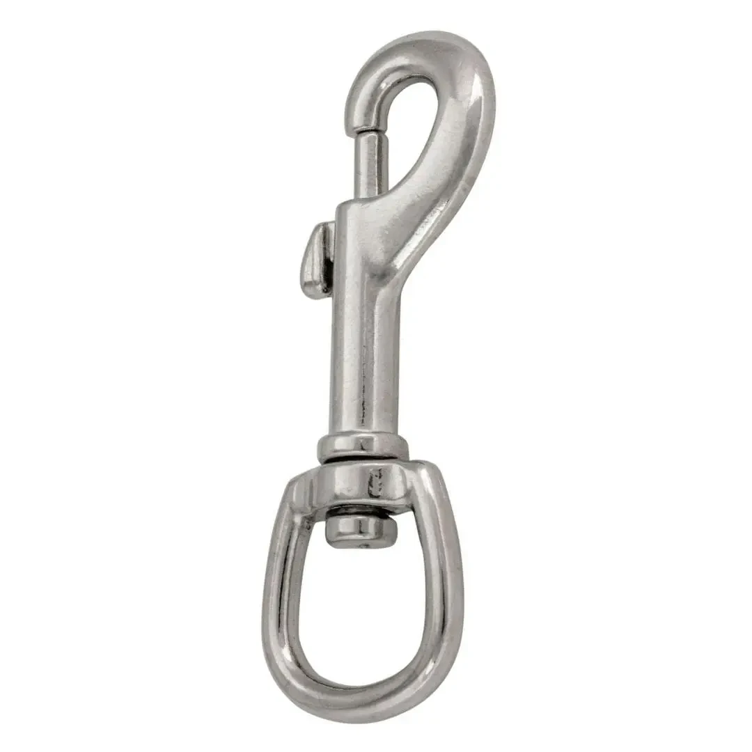 SNAP ROUND EYE SWIVEL NICKEL PLATED ZINC