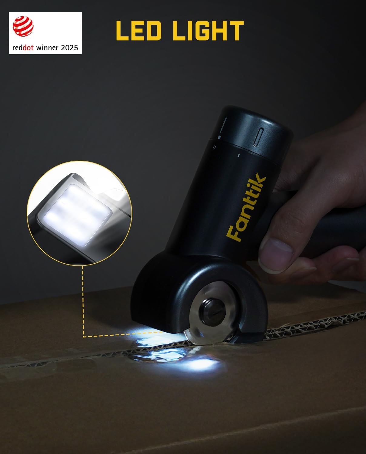 SliceMaster Mini Electric Rotary Scissors Handheld Circular Cutting Machine