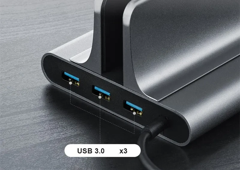 Luwei laptop UHB vertical stand type-c docking station