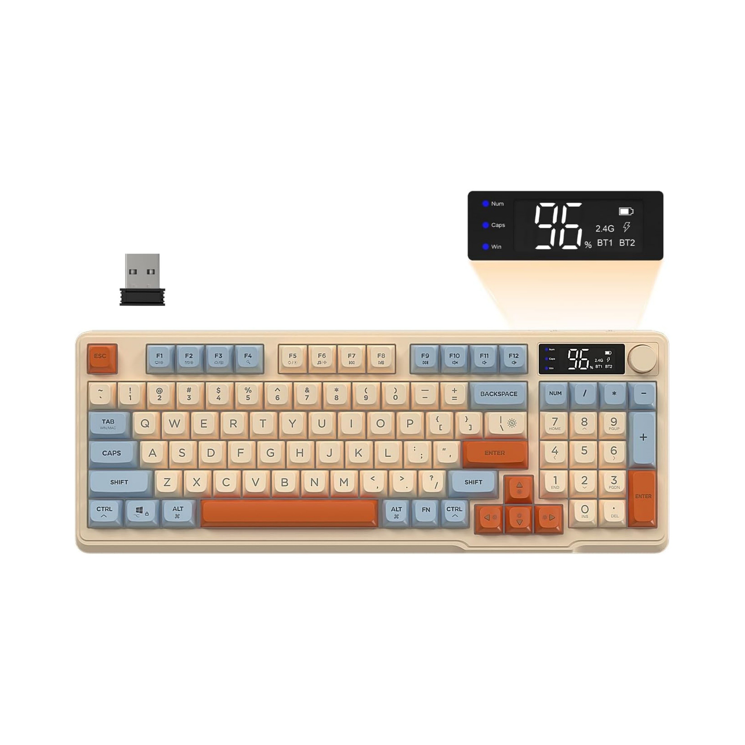 M96 Wireless Gaming Keyboard Smart, Stylish Control for NZ Gamers and Everyday Use