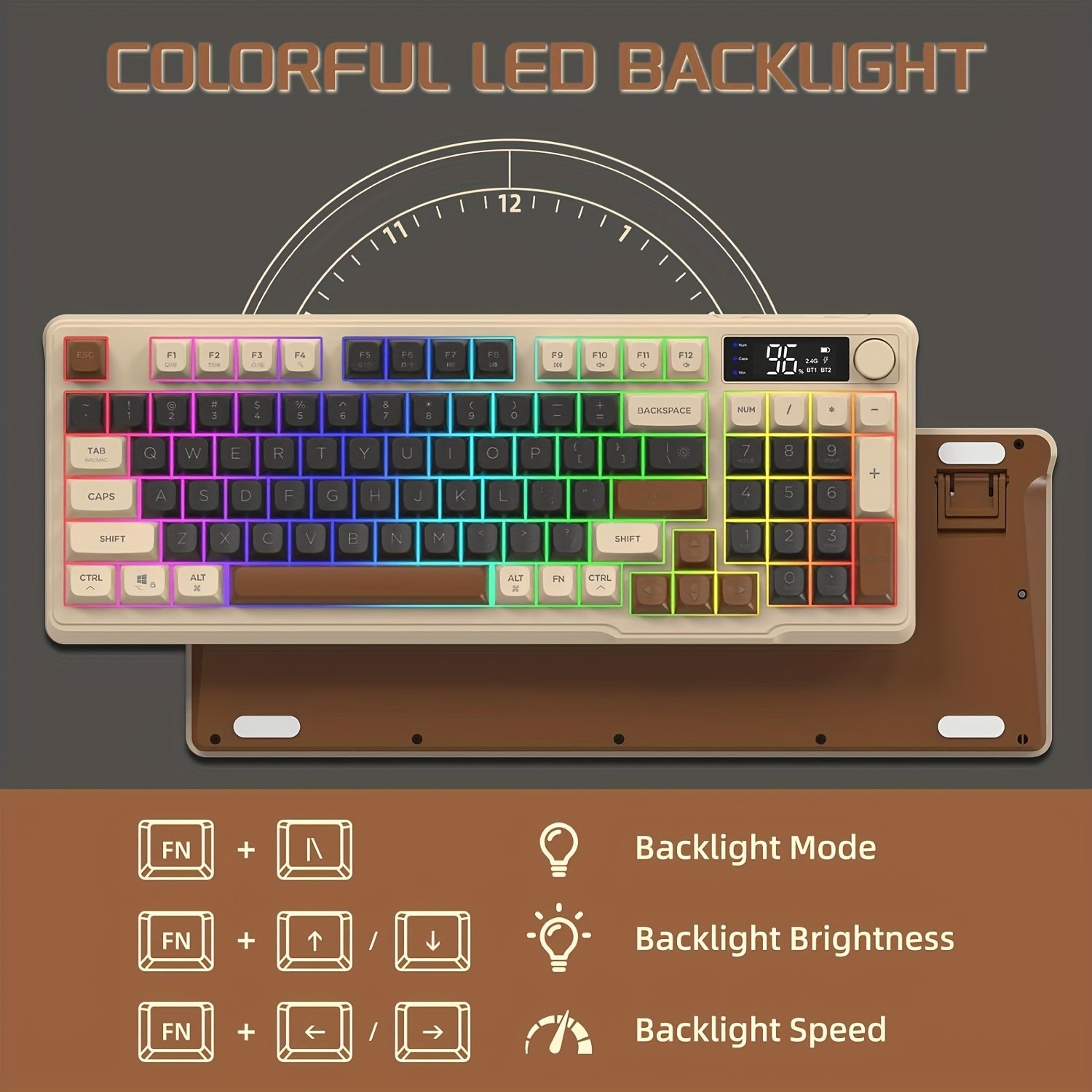 M96 Wireless Gaming Keyboard Smart, Stylish Control for NZ Gamers and Everyday Use