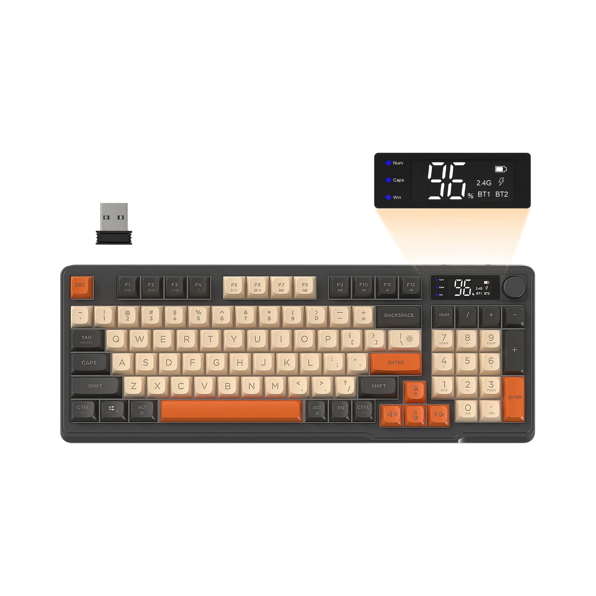 M96 Wireless Gaming Keyboard Smart, Stylish Control for NZ Gamers and Everyday Use