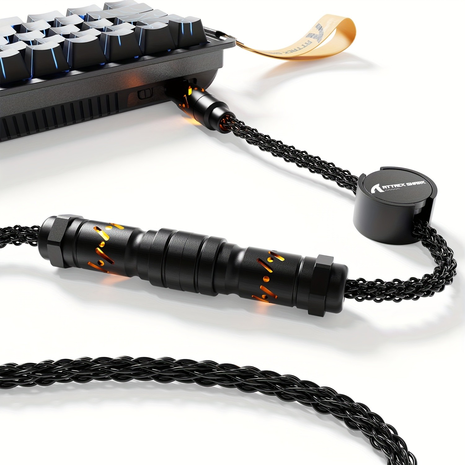 ATTACK SHARK C07 RGB Cable  Magnetic, Smart, and Stylish Power for NZ Setups
