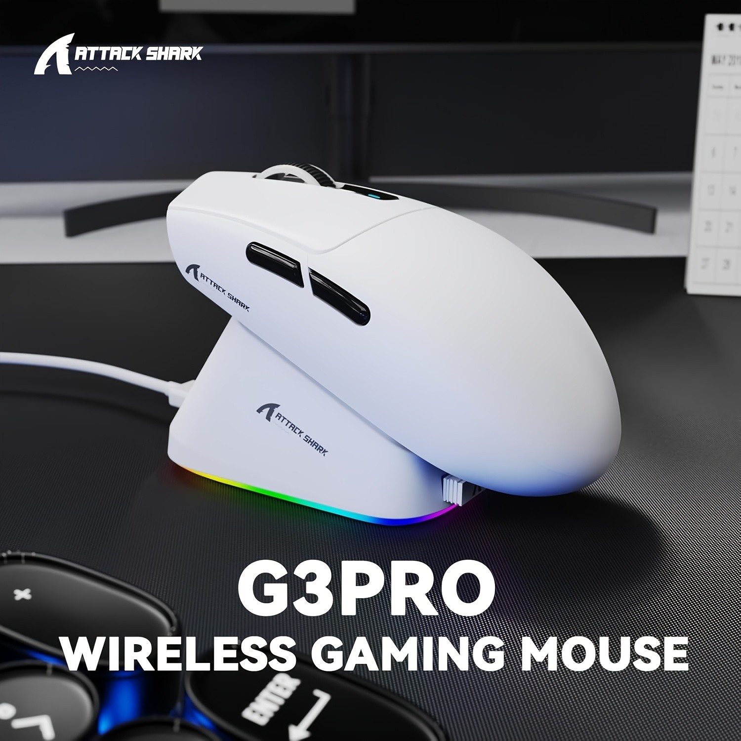 ATTACK SHARK G3PRO Wireless Gaming Mouse  Pro-Level Precision and Freedom for NZ Gamers