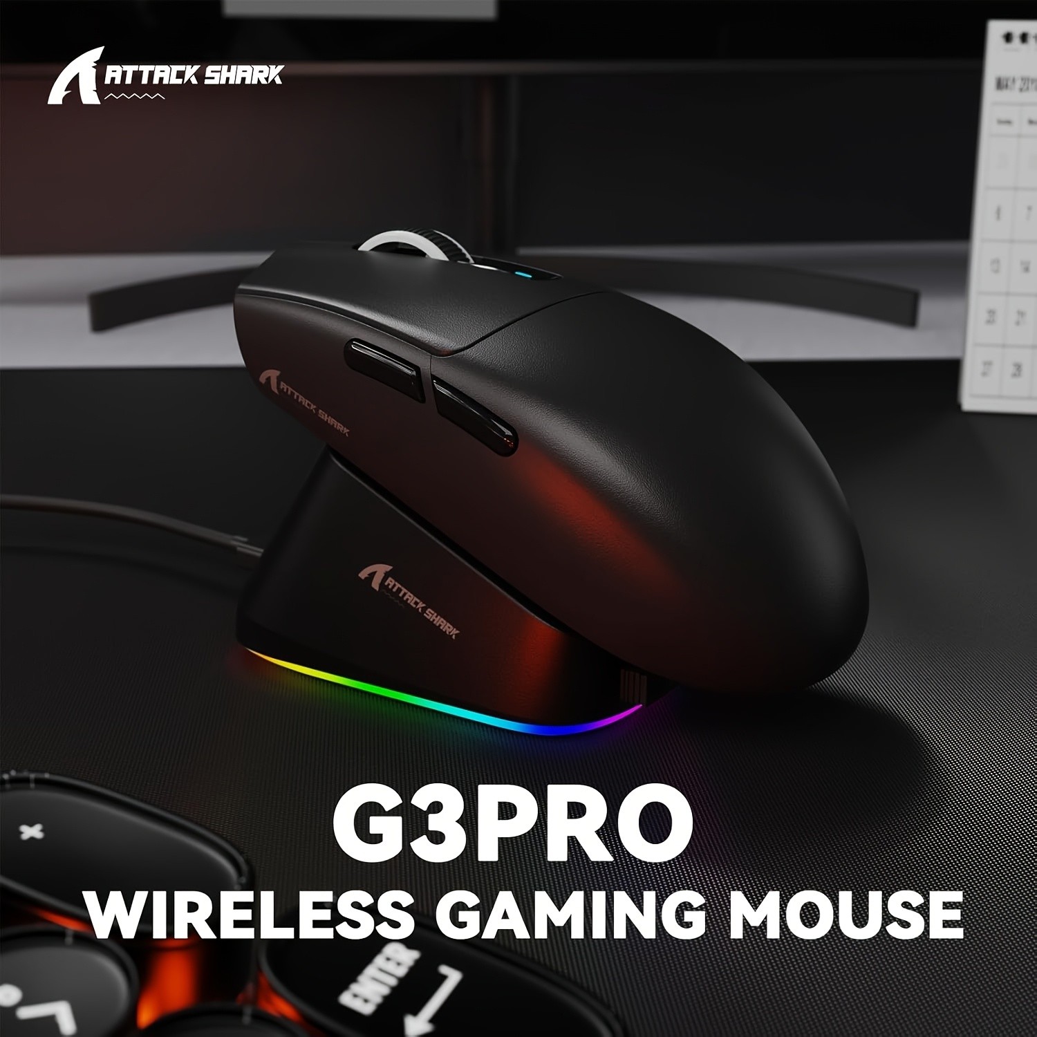 ATTACK SHARK G3PRO Wireless Gaming Mouse  Pro-Level Precision and Freedom for NZ Gamers