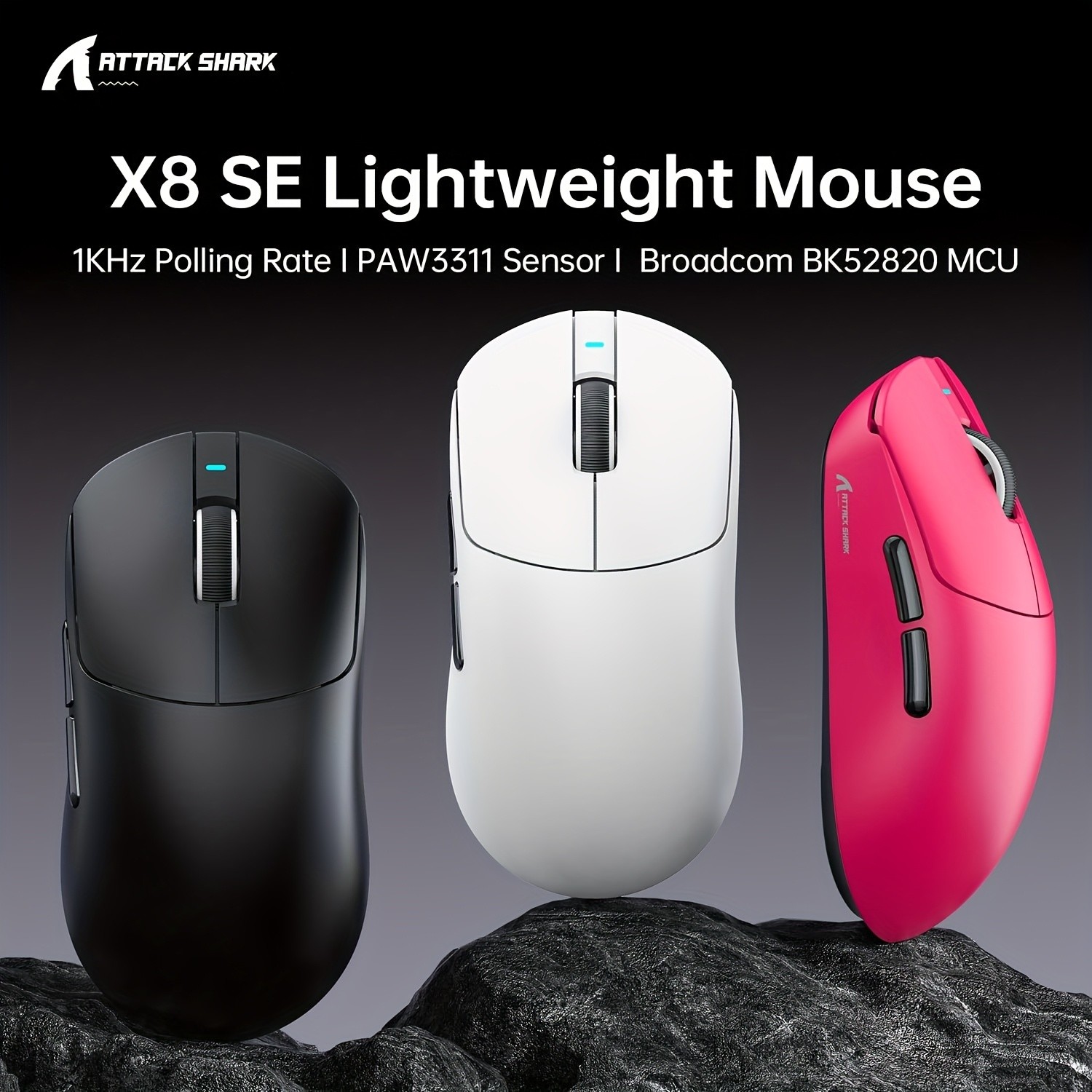 ATTACK SHARK X8 SE Superlight Wireless Gaming Mouse Elite Speed and Control for NZ Gamers