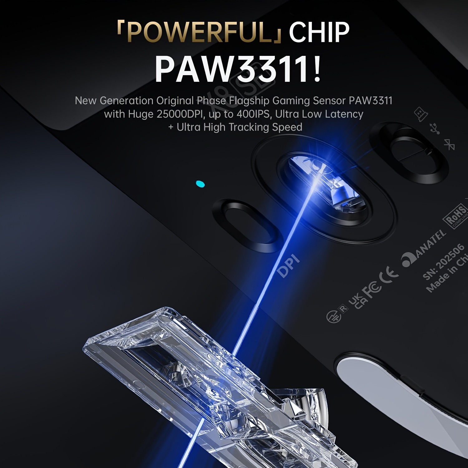 ATTACK SHARK X8 SE Superlight Wireless Gaming Mouse Elite Speed and Control for NZ Gamers