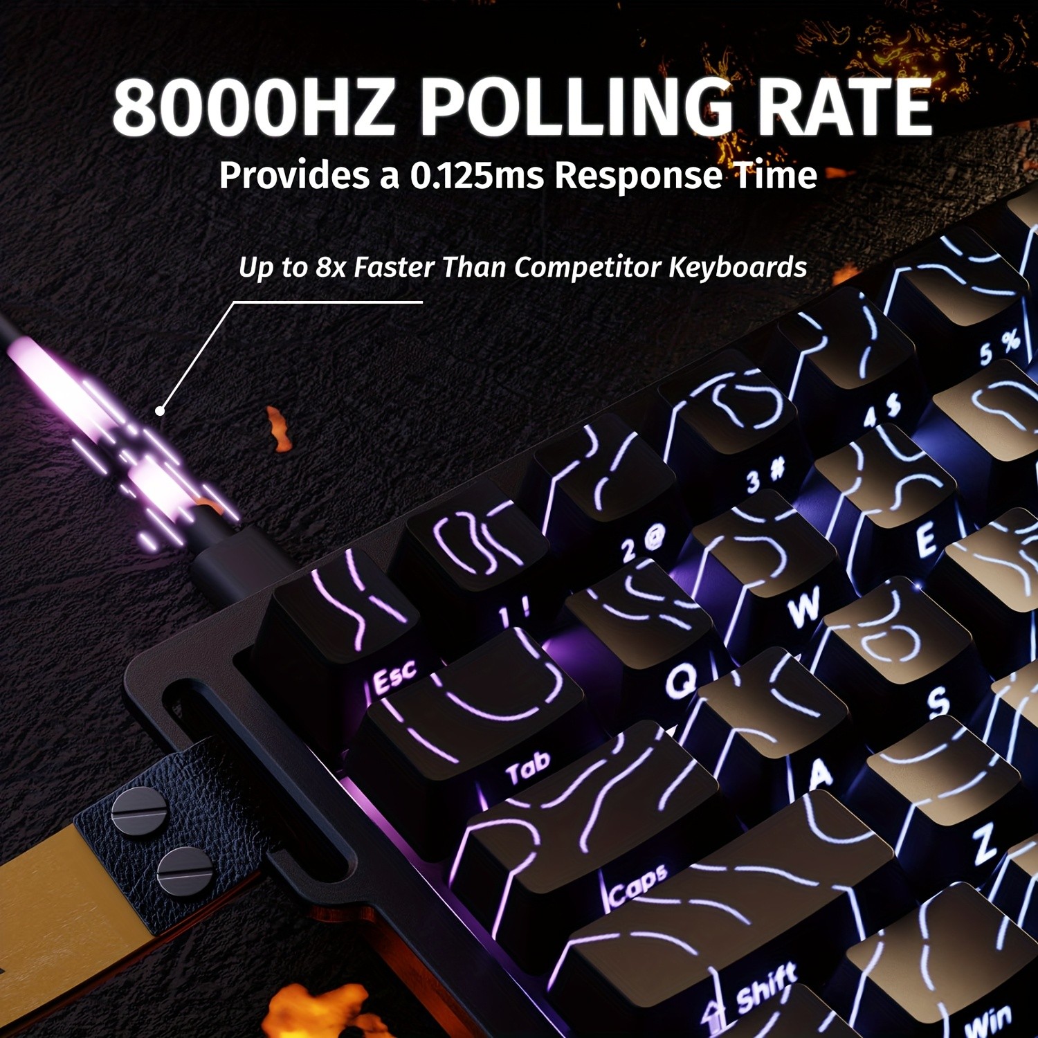 ATTACK SHARK X68 HE 8KHz Rapid Trigger Keyboard Extreme Speed and Precision for NZ Gamers