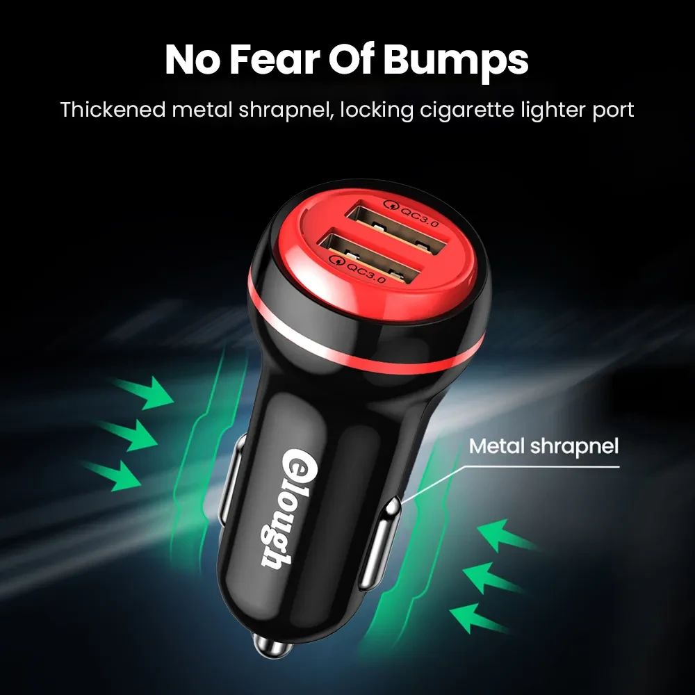 Dual Port Charging Head New USB Car Charger