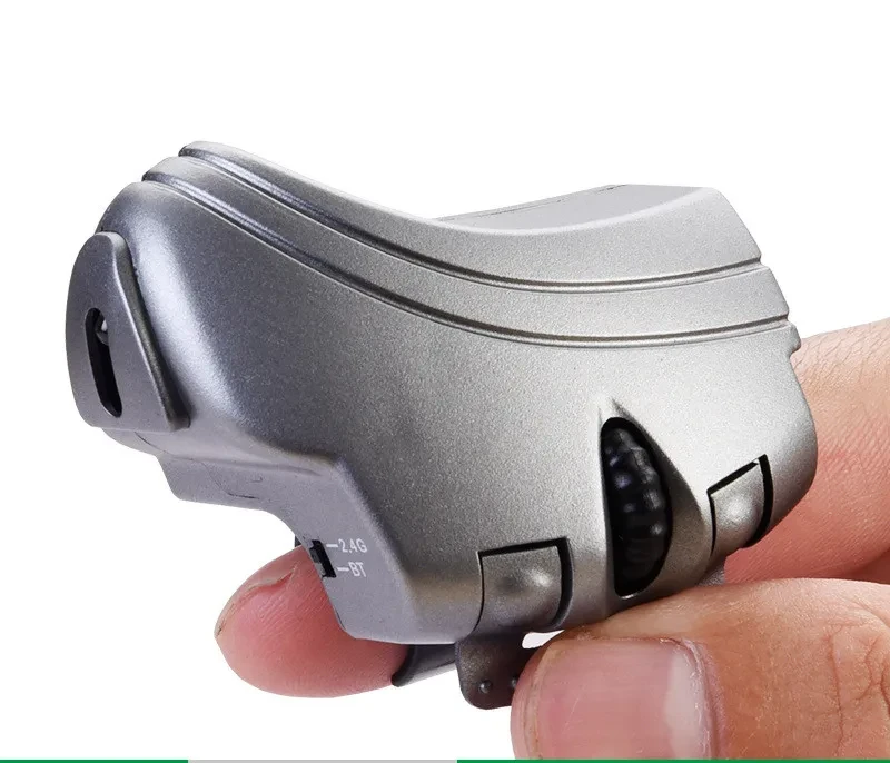 Bluetooth 2.4g Lazy Finger Ring Mouse, Rechargeable Wireless Mouse