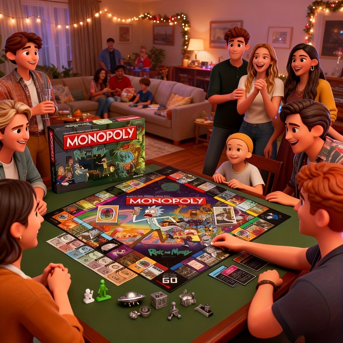 Hasbro Gaming Monopoly: Rick and Morty Edition