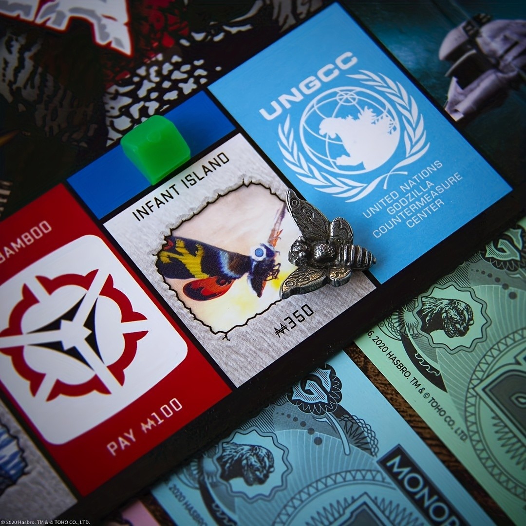 Hasbro Monopoly Monster  Collectible Kaiju Edition for Epic Family Party Game Nights