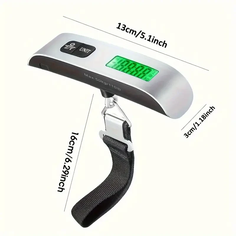 HOTU Portable Electronic Luggage Scale  Your Reliable Travel Companion for Accurate Luggage Weight