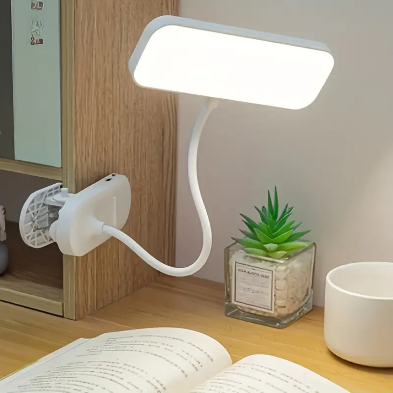 HOTU Flexible Swan-Neck Desk Lamp Eye-Protecting, Dimmable LED Lighting for Modern Workspaces