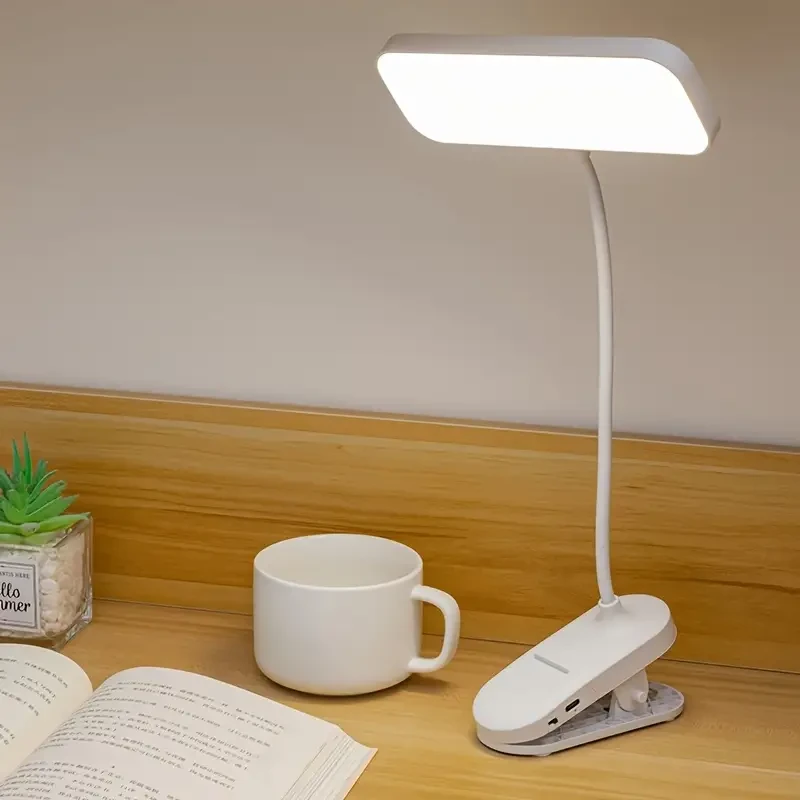 HOTU Flexible Swan-Neck Desk Lamp Eye-Protecting, Dimmable LED Lighting for Modern Workspaces