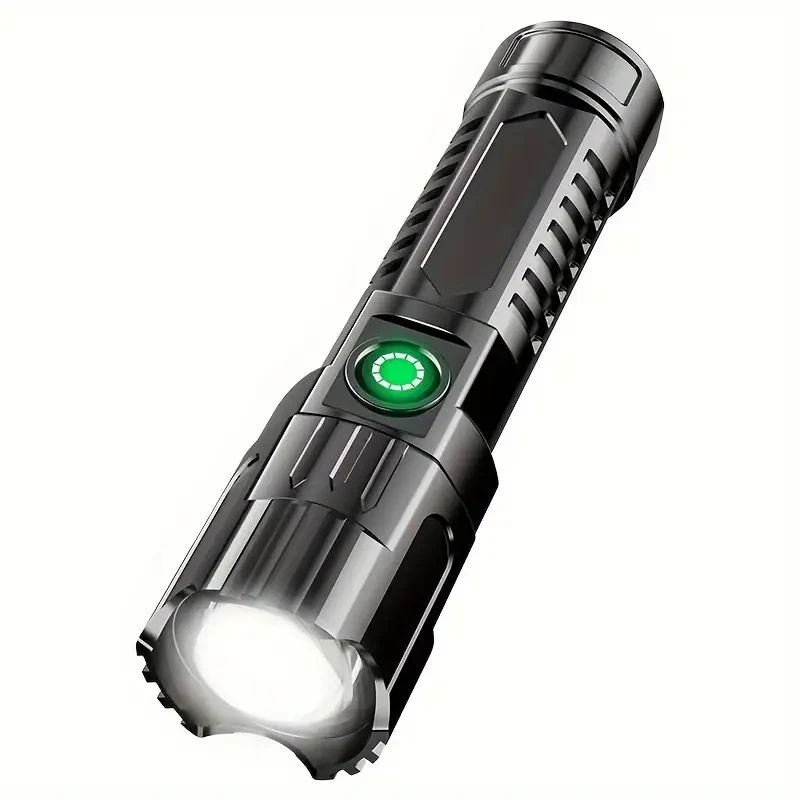 HOTU Ultra-Bright LED Flashlight  Rechargeable, High Lumens & Compact Power for Every Situation