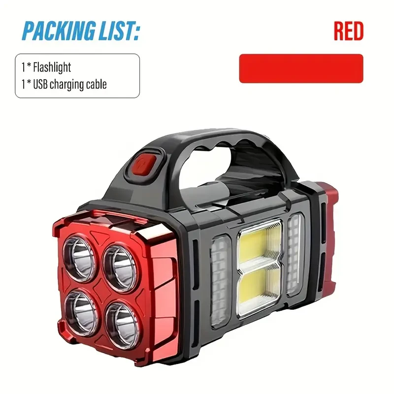 HOTU Solar Portable Light Multi-Functional USB & Solar Powered LED Work Lamp