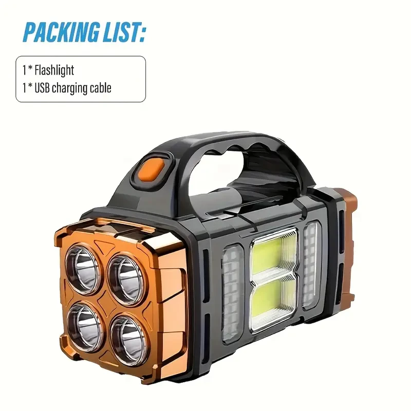 HOTU Solar Portable Light Multi-Functional USB & Solar Powered LED Work Lamp