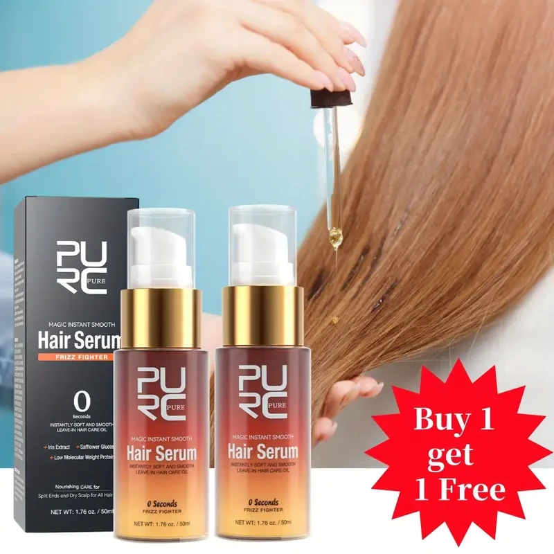 PURC Instant Soft Hair Oil  Nourishing Frizz Control & Deep Repair Serum