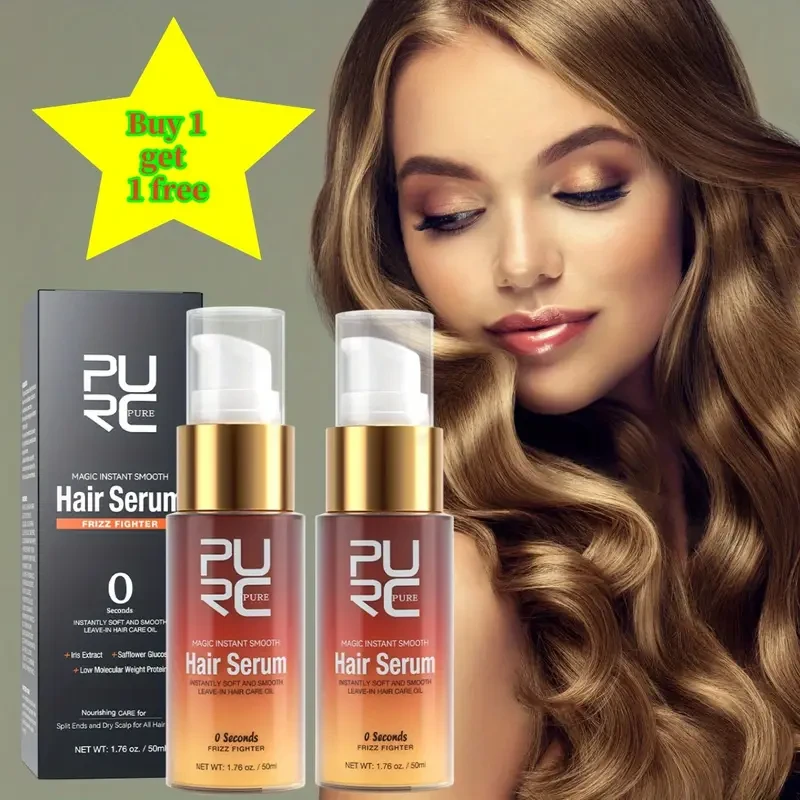 PURC Instant Soft Hair Oil  Nourishing Frizz Control & Deep Repair Serum