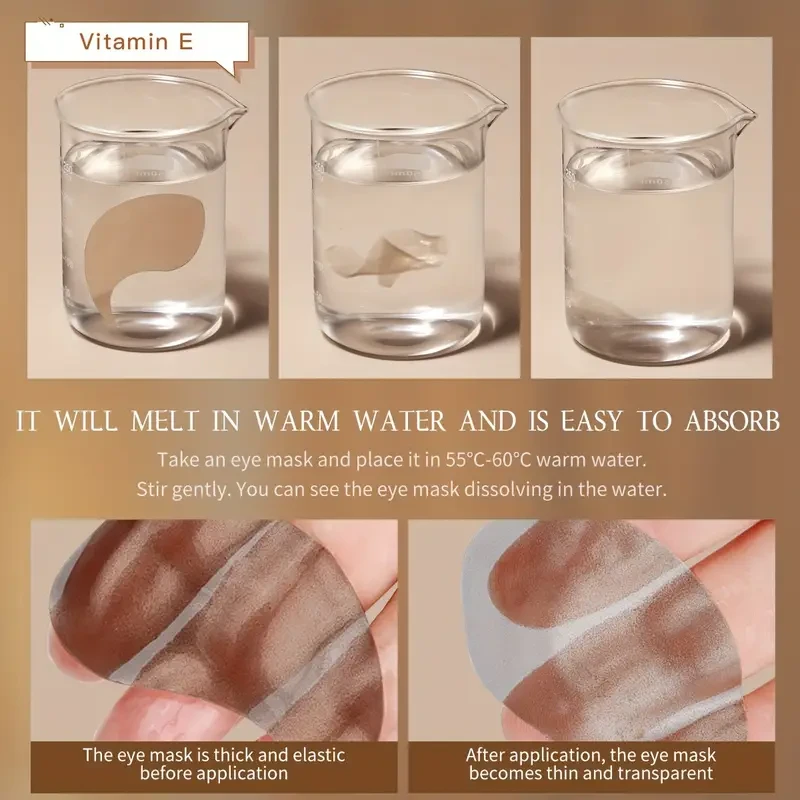 OPOSI Caffeine Peptide Firming Eye Mask  Hydrating, Brightening & Puffiness-Reducing Gel Patches