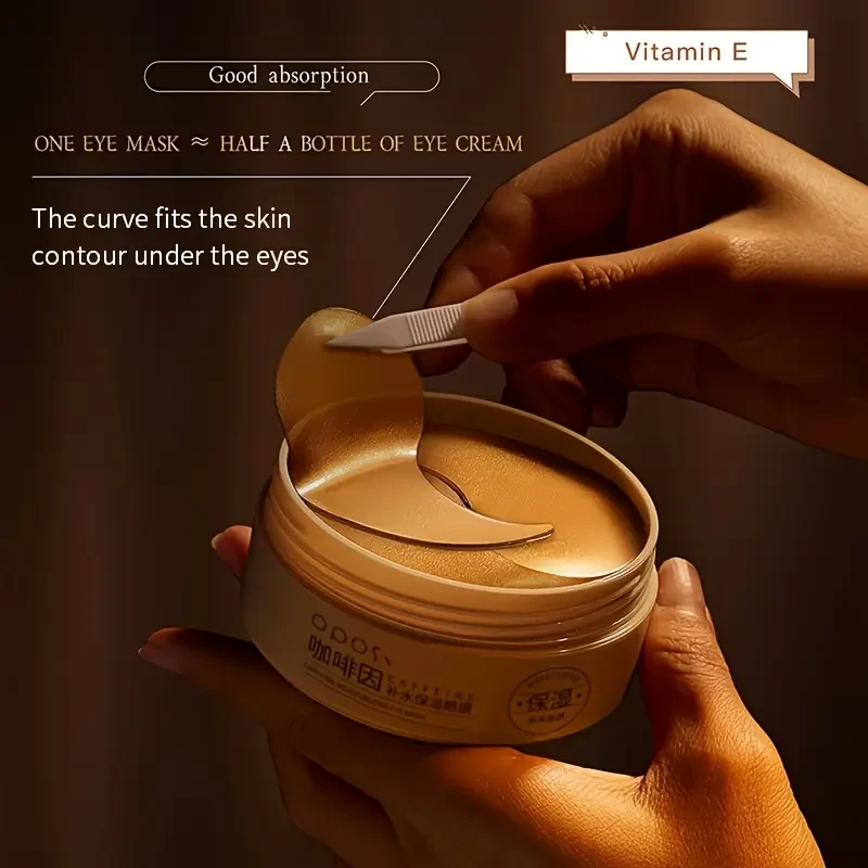 OPOSI Caffeine Peptide Firming Eye Mask  Hydrating, Brightening & Puffiness-Reducing Gel Patches