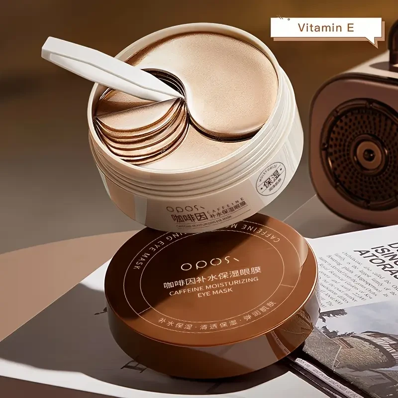 OPOSI Caffeine Peptide Firming Eye Mask  Hydrating, Brightening & Puffiness-Reducing Gel Patches