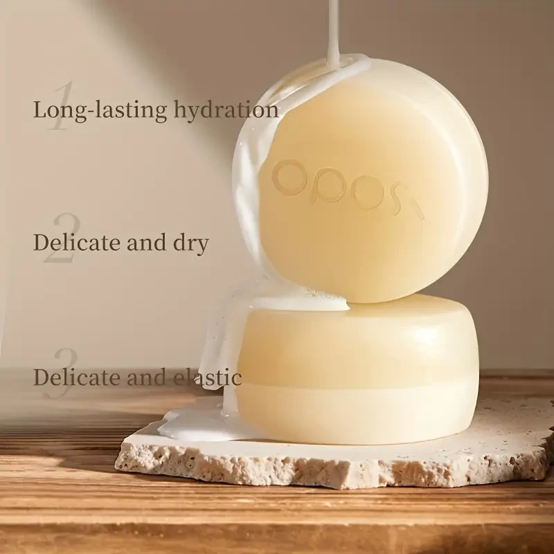 OPOSI Goat Milk & Sheep Soap  Handmade Moisturising & Deep-Cleansing Bar (115g/4oz)