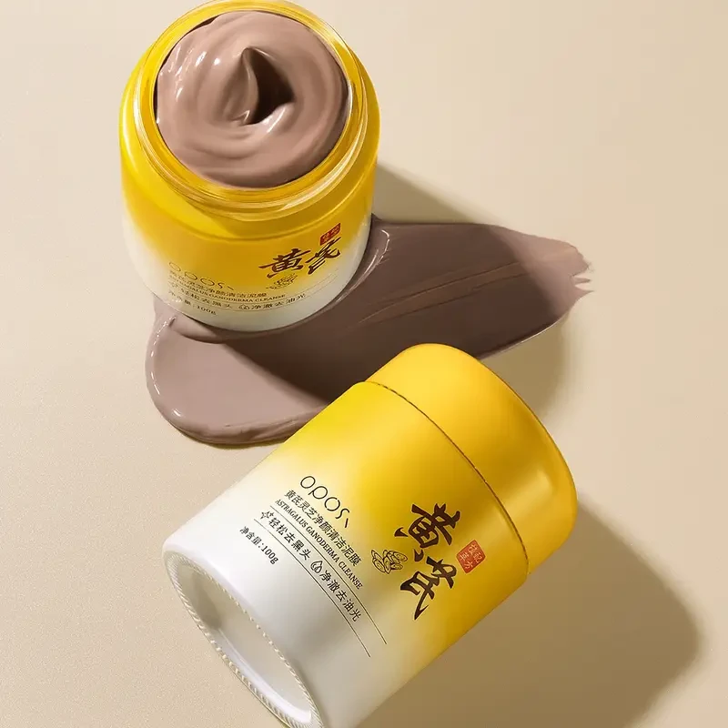 OPOSI Astragalus Reishi Cleansing Mask Deep Cleansing, Pore Refining & Hydrating Formula