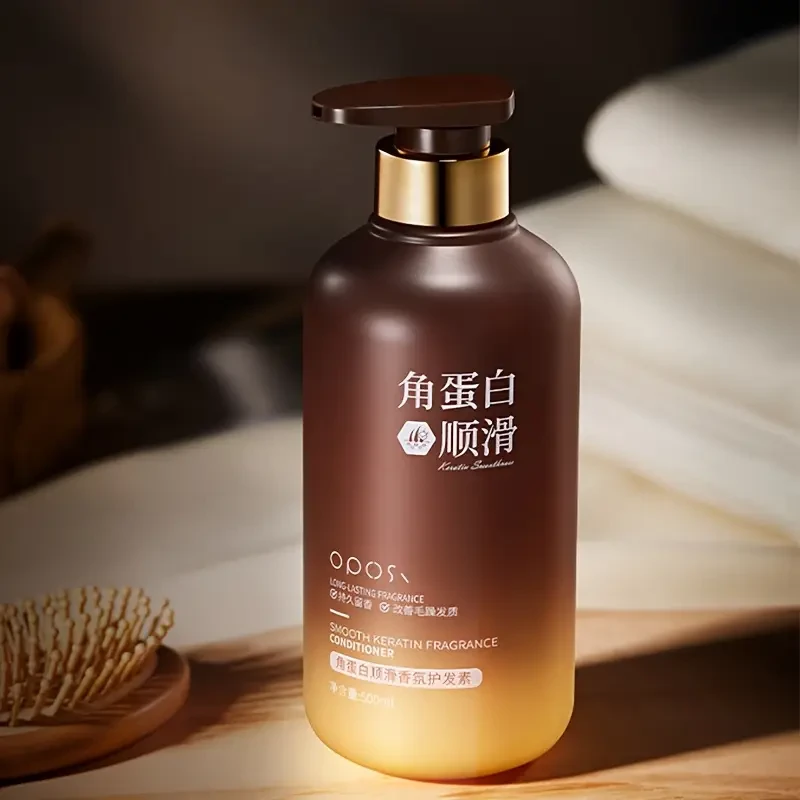 OPOSI Keratin Smooth Scented Conditioner 500ml Smoothing & Moisturising Formula