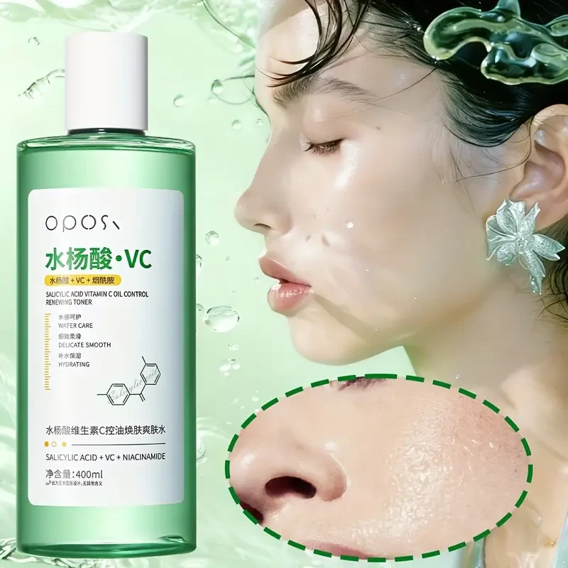 OPOSI Vitamin C & Salicylic Acid Toner  400ml Korean-Style Brightening & Clarifying Mist