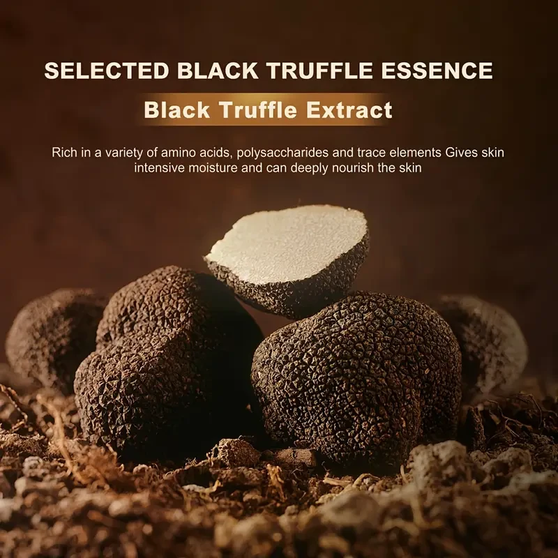 OPOSI Black Truffle Essence Mask  Deep Hydration, Brightening & Gentle Skin Nourishment