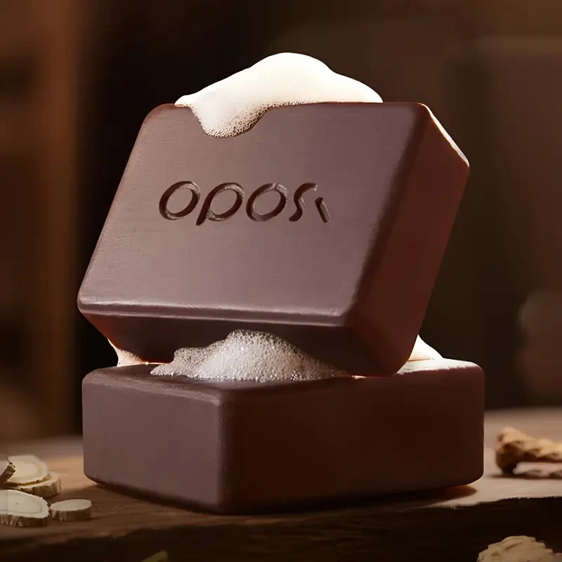 OPOSI Herbal Shampoo Bar 120g Deep Cleansing & Moisturising Solid Shampoo