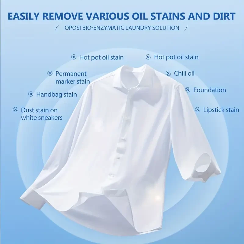 OPOSI Heavy-Duty Laundry Liquid Concentrate 255ml Sensitive-Safe, Surfactant-Free Formula