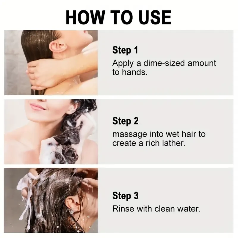 LANEMAY Rosemary Mint Shampoo  Strengthening Cleanser for Weak & Brittle Hair