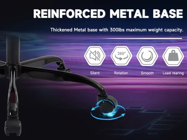 Gaming Chair, Computer Chair Ergonomic Chair With Footrest Office Chair Ergonomic Computer Chair With Lumbar Backrest Blackgray