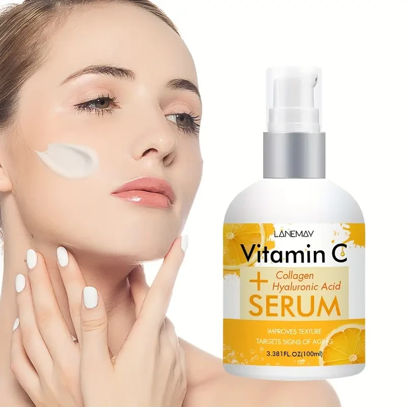 LANEMAY Vitamin C Serum with Collagen Hydrating, Brightening & Texture-Smoothing Formula