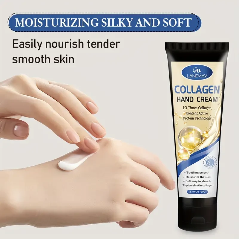 LANEMAY Collagen & Hyaluronic Acid Hand Cream Intense Hydration & Elasticity Boost