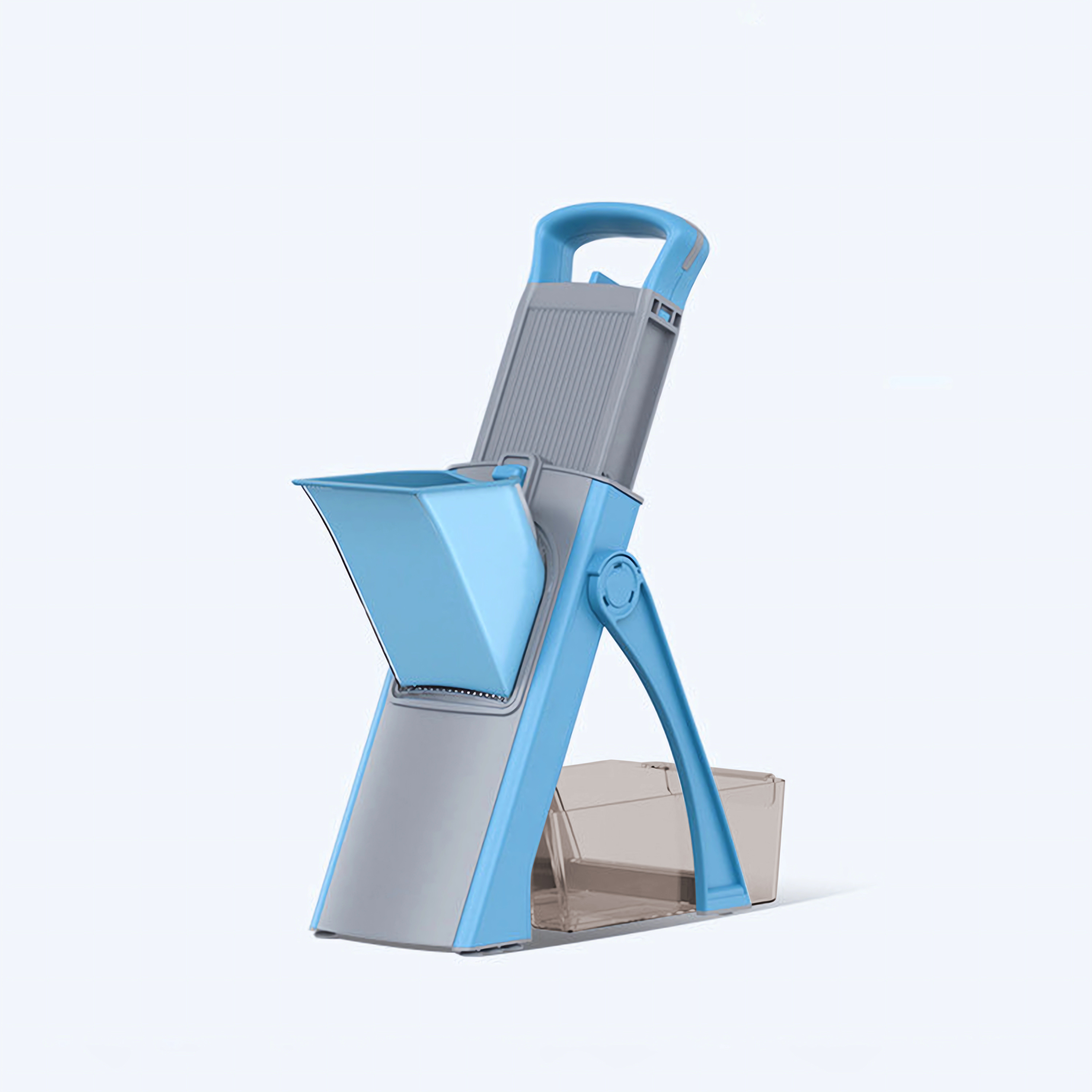 GENAI Multifunctional Vegetable Cutter Adjustable Blade Slicer with Container for Shredding, Slicing, Dicing & Stripping