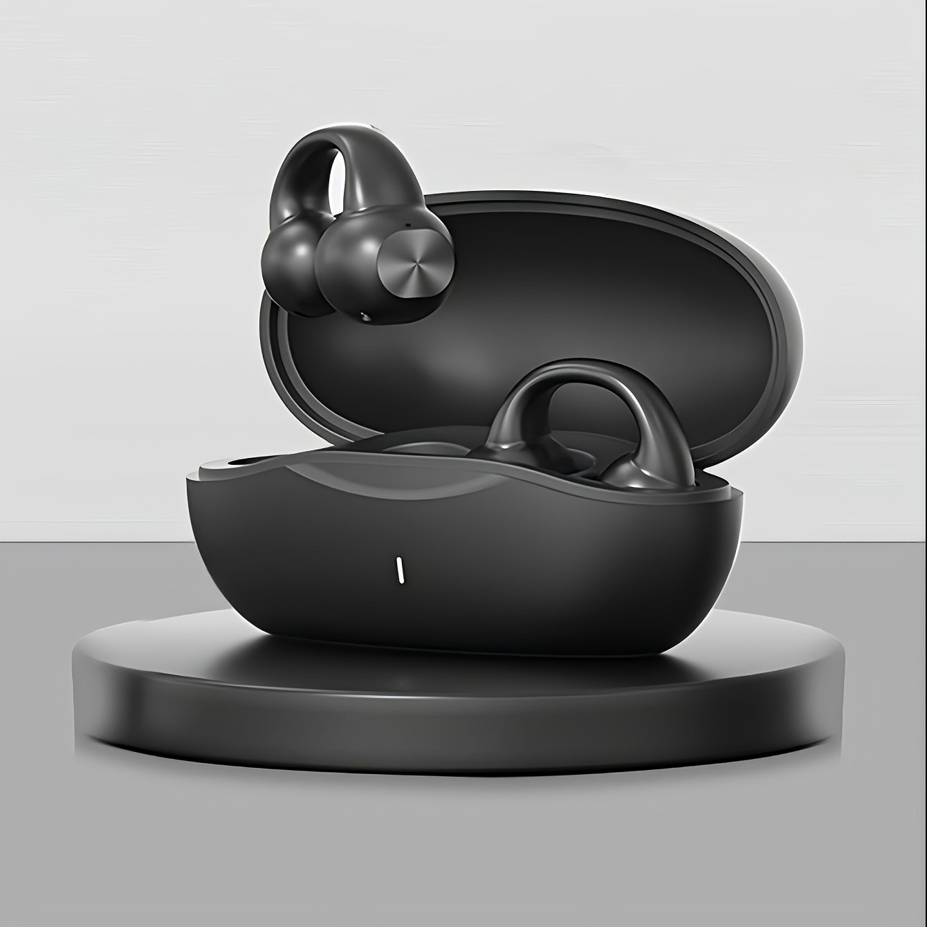 GENAI J01 Wireless Earbuds  Open-Ear Clip Headphones with Touch Volume Control
