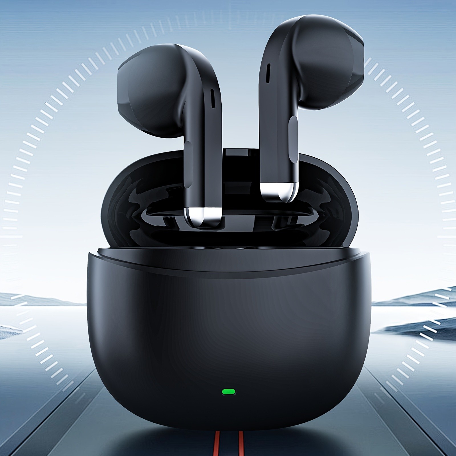 GENAI Wireless Earphones Noise Reduction with Dual Mic, Fast Pairing & Long Standby Time